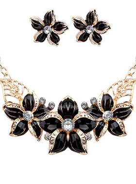 2023 New Arrival Fashion Women Rhinestone Flower Statement P