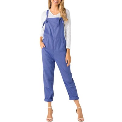 Women Overalls Jumpsuit Clothing Plus Size Maternity Pants L