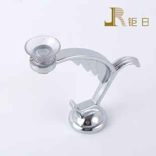 钜日 玻璃茶几吊杆 餐台金属吊杆 锌合金吸盘连接杆 家具五金配件
