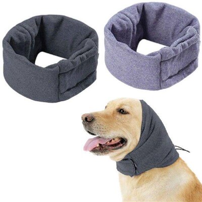 Dog Snood Dog Grooming Ear Muffs Noise-Proof Washable Dog