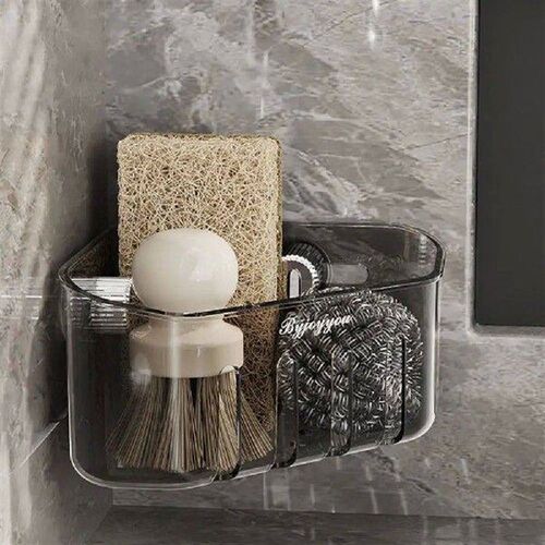 Rotating Sink Drain Racks Wall Mounted Convenient Bathroom