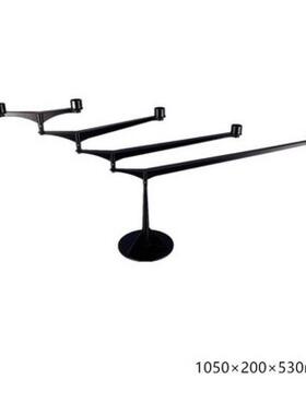 Modern simple European style black metal geometric rotating