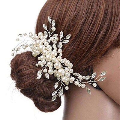 Bridal Handmade Alloy Hair Comb Luxurious Alloy Hair