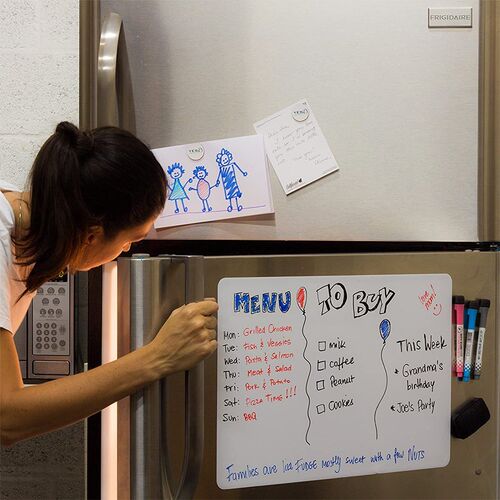 A2+A3 Size Magnetic Whiteboard Fridge Stickers Recipe Monthl