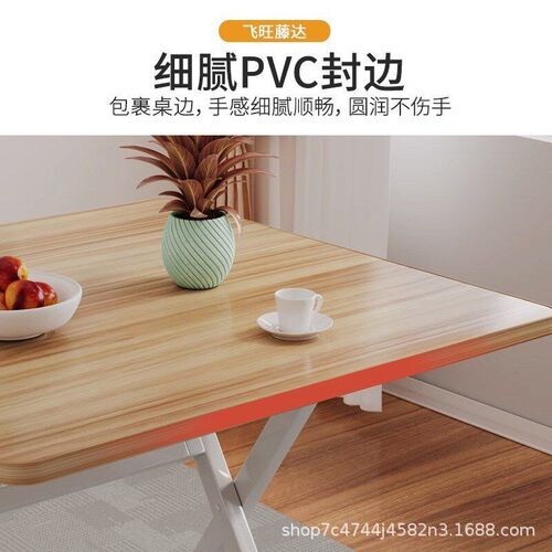 Folding table dining table round table portable square table