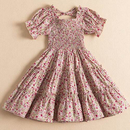 Summer Casual Dress Kids Dresses For Girls Lace Flower Girls