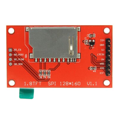 1.8  inch TFT LCD Display module ST7735S 128x160 51/AVR/STM3