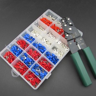 ot冷压接线端子线耳鼻子插簧压线帽电线接头接线器装 2合1