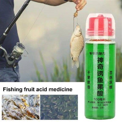 Fishing Baits Attracts Fruit Acid Black Pit Additives