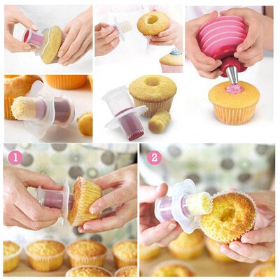 Creative Muffin Cake Hole Digger DIY Pastry Cupcake Cored Re