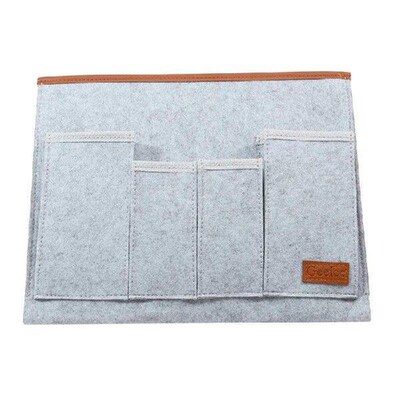 Felt Bedside Storage Bag Pouch Bed Desk Bag Sofa  Remote