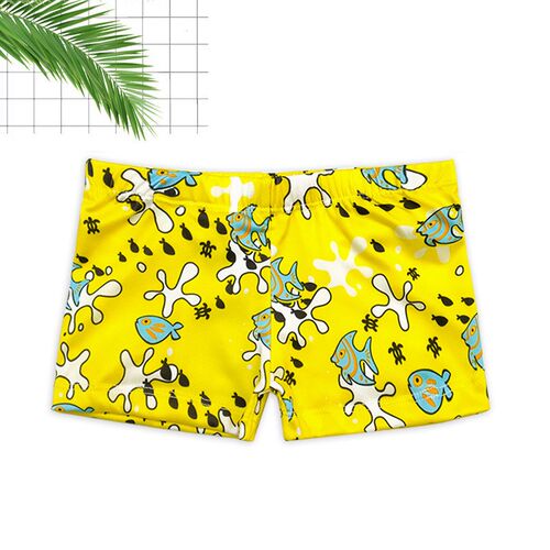 Boys Summer Swimming Shorts Cartoon Kids Swimwear Polyester