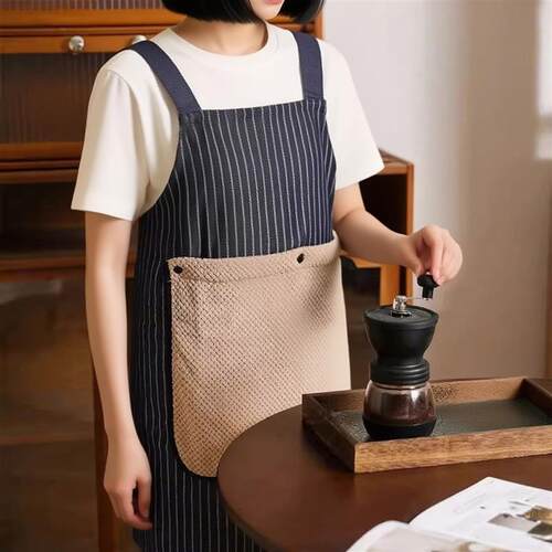 Apron womens kitchen, household cooking, waterproof围裙厨房