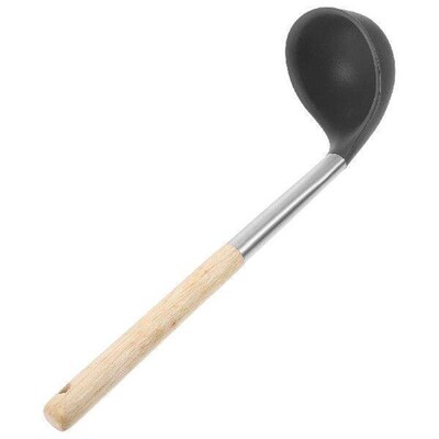 Silicone Spoon Stainless Cookware Wok Utensils Wood Nessie