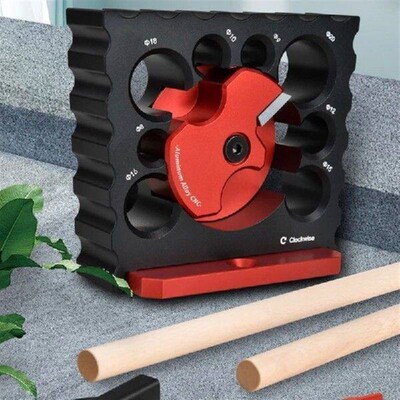 8 Hole Auxiliary Tool Adjustable Dowel Cutter Plate, for