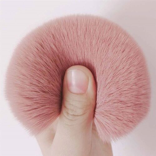 CALIYI 1/2 PCS Fluffy Loose Powder Blush Brushes Portable