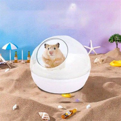 Hamster Toilet Detachable Transparent Hamster Sand Bath