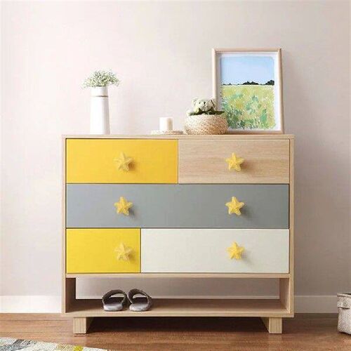 Childrens Room Wardrobe Handle Cartoon Cute Cabinet