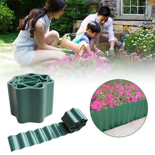 Gardening Garden Flexible Plastic Grass Fence Wood Fencing F