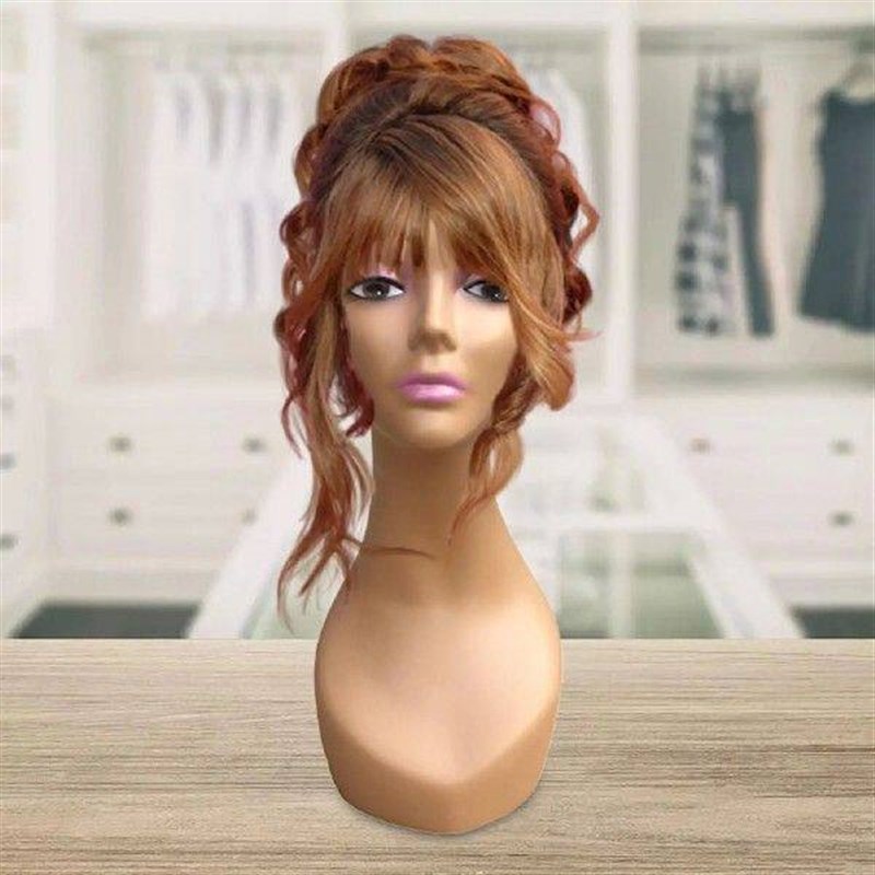 Fashion Beauty Lady Bald Mannequin Head Professional - 实物图