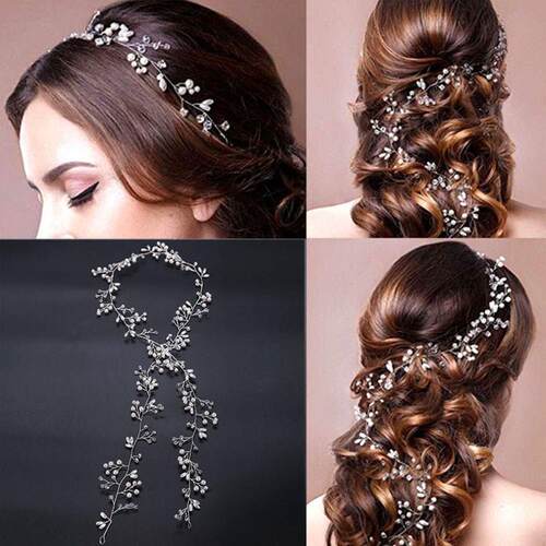 Silver Color Pearl Rhinestone Wedding Hair Combs Hair Access