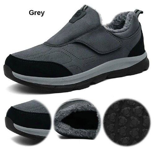 Women Mens Slippers Hook and Loop Walking Shoes Wide Toe