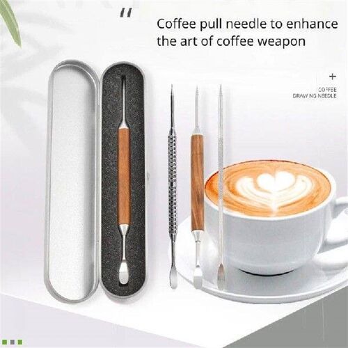 Coffee Needle Stainless Steel Coffee Pull Pattern Needle
