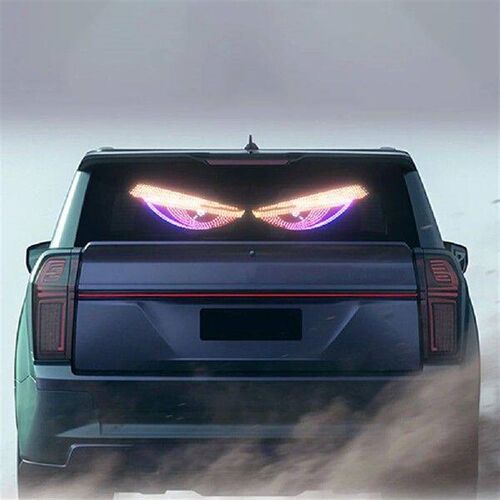 LED Car Dynamic Devil Eye Light 12 Modes Car Flexible