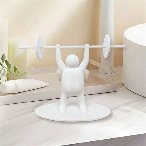 ABKO-Weightlifter Toilet Paper Holder 3D Printed Toilet