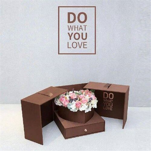 Valentines Day High-end Gift Storage Box Fresh Flower Gift