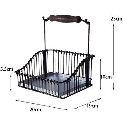 Multi use Steel Storage basket Under Shelf Wire Rack Cabine