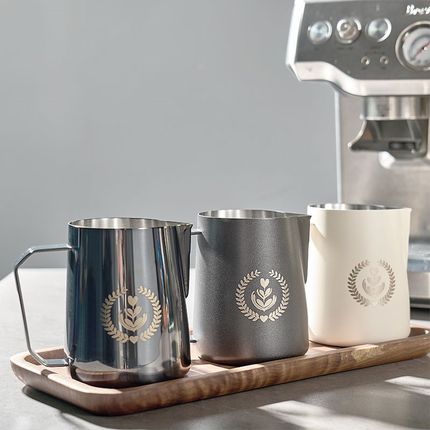 意式咖啡尖嘴拉花杯30不锈钢拉花缸/00ml打奶泡缸咖啡器具