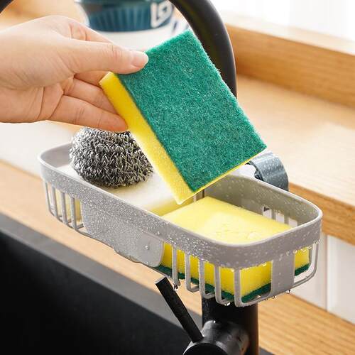 Kitchen Accessories Sink Drain Pipe Rack Storage Faucet Hold