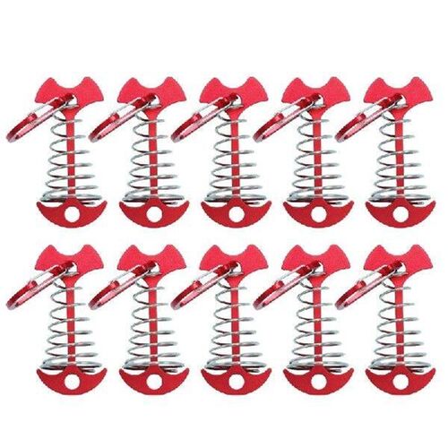 10Pcs Fishbone Deck Anchors Peg Tents Tensioner for Outdoor