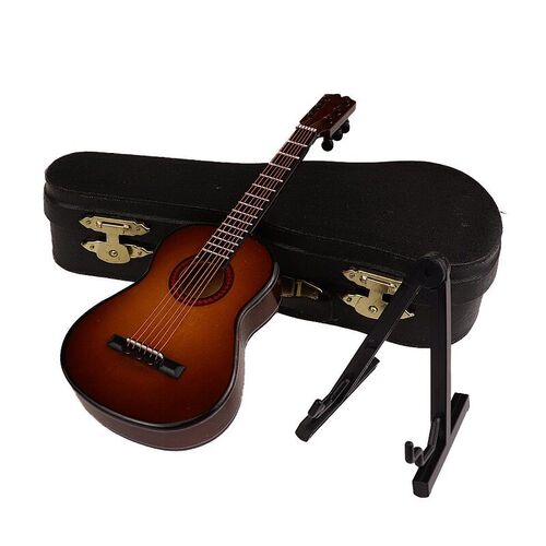 Mini Classical Guitar Wooden Miniature Guitar Model Musical