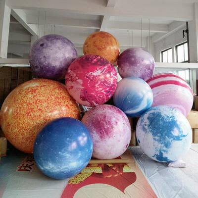 PVC aerated planet eight planets shining moon moon model sho