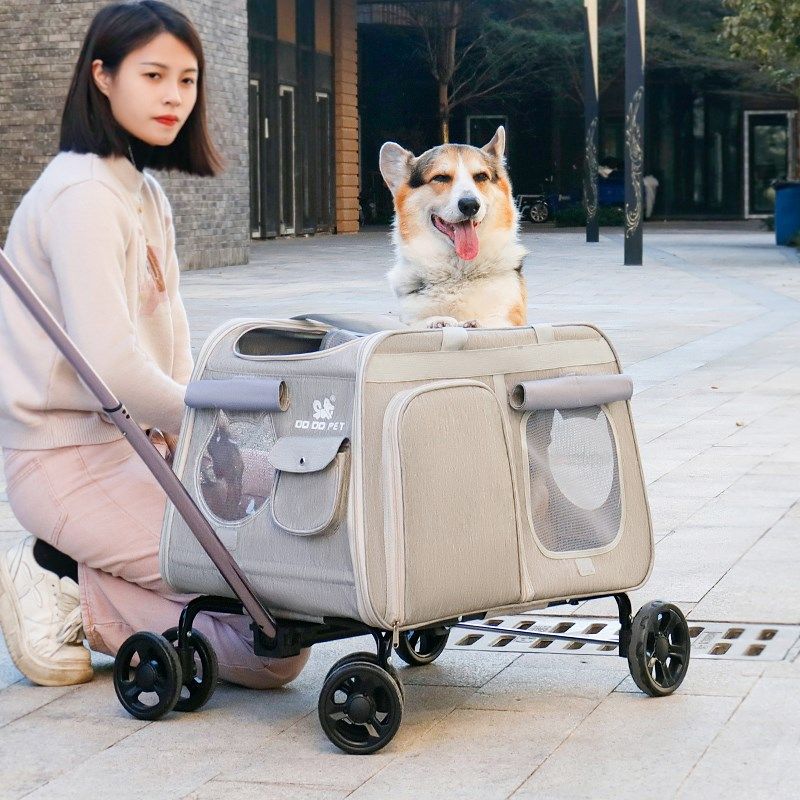 超级宠物拉杆箱狗狗外出拉杆包大号猫包拉杆多猫咪出门包车载笼子