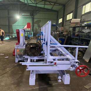 木工推台锯木材加工设备圆木推台锯锯片配件方木木方多片锯四面锯