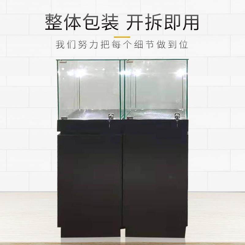 珠宝首饰展览柜台博物馆玻璃展示柜玉器文物展示台商用样品展示柜