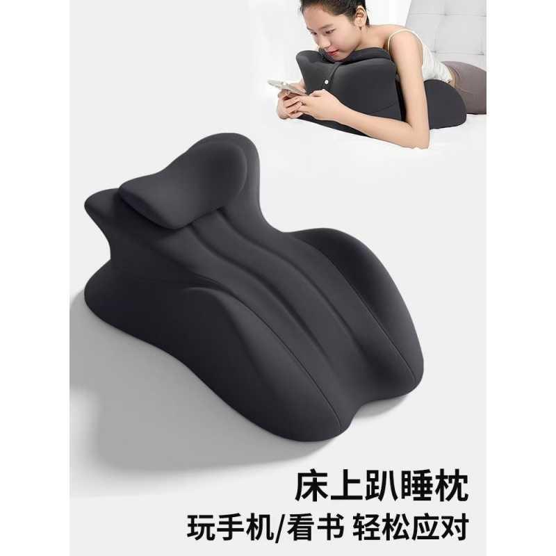 记忆棉枕头枕芯床上趴睡枕护颈椎护腰床头靠垫午睡枕靠神器多功能