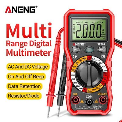 2000 Counts Smart Digital Multimeter Resistance Capacitance
