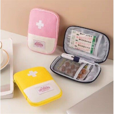 Mini Portable Medicine Bag Household Medicine Box Outdoor