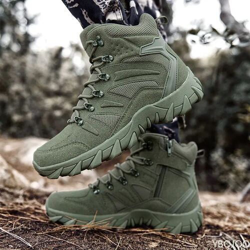 New Mens Boots Army Tactical Military Combat Boots Outdoor
