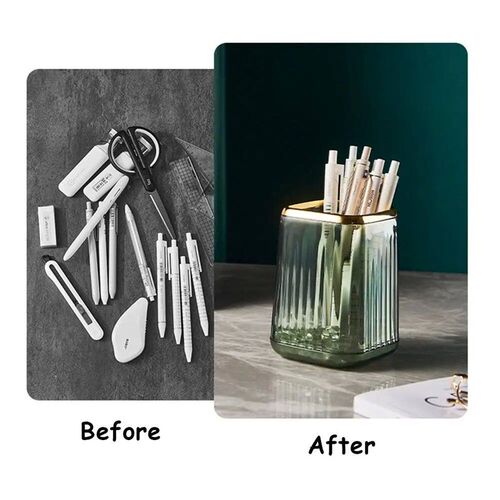 Light Luxury Style Students Stationery Desktop Storage Organ