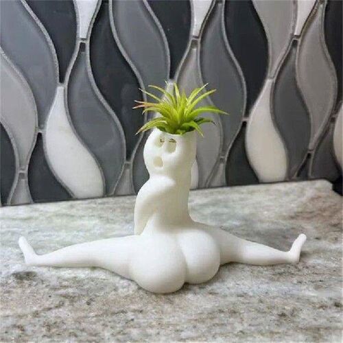 Resin Halloween Big Booty Ghost Planter Display Gag