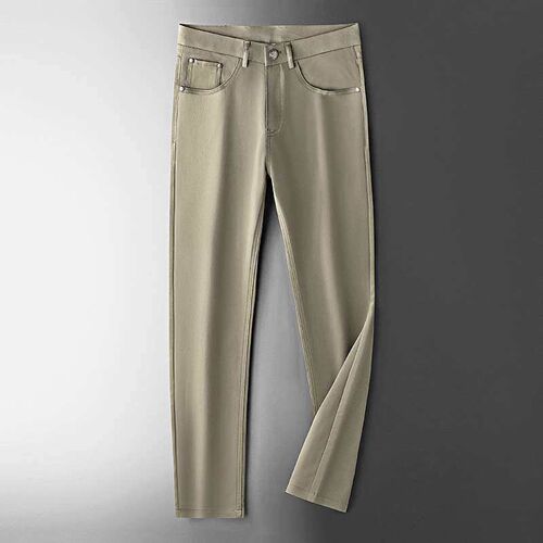 23 Spring and Summer New Thin Simple Khaki Casual Pants Men