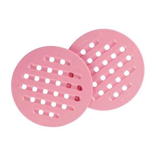2pcs Round Plastic Placemats -slip Heat Insulation Table