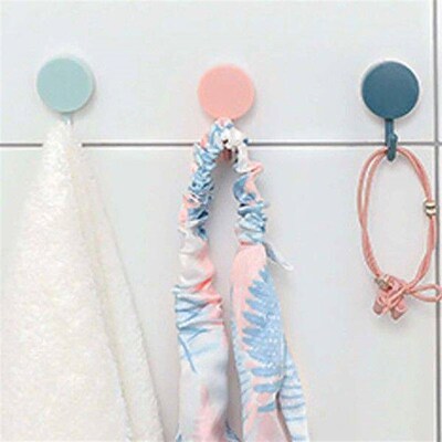 10/20PCS Self Adhesive Wall Hook Strong Without Drilling