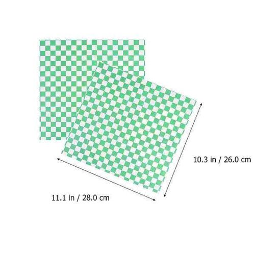 100 Pcs Fruit Roll up Paper Food Wrapping Basket Serving