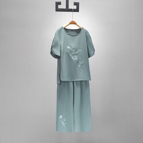 Ms Summer Dress Western Style Age-reducing Suit Middle-aged